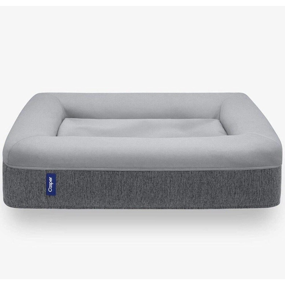Casper Dog Bed Small For Dogs Up To 30lbs Size 26”X19”X6” Gray